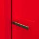 particolare di porta in finitura laccato lucido