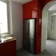 Particolare di incasso frigo