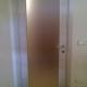 Porta  interna in laminato finitura "Rovere Provenza" e vetro satinato